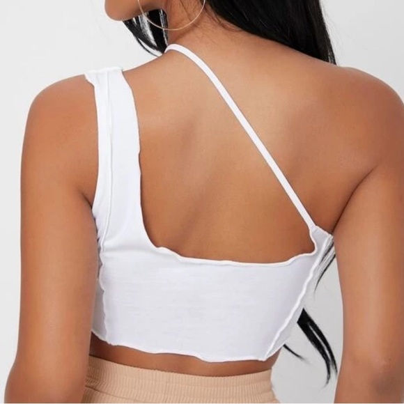 Asymmetrical Crop Top - Picture 2 of 2